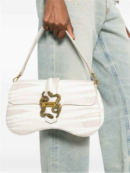 Borsa donna a spalla con fibbia logata JUST CAVALLI | 80RA4BA1ZSD91R84